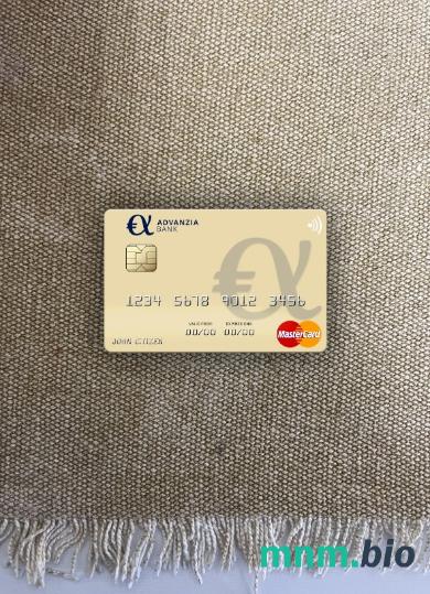 Luxembourg Advanzia bank wygląd zdjęcia mastercard skan PSD + zdjęcie
